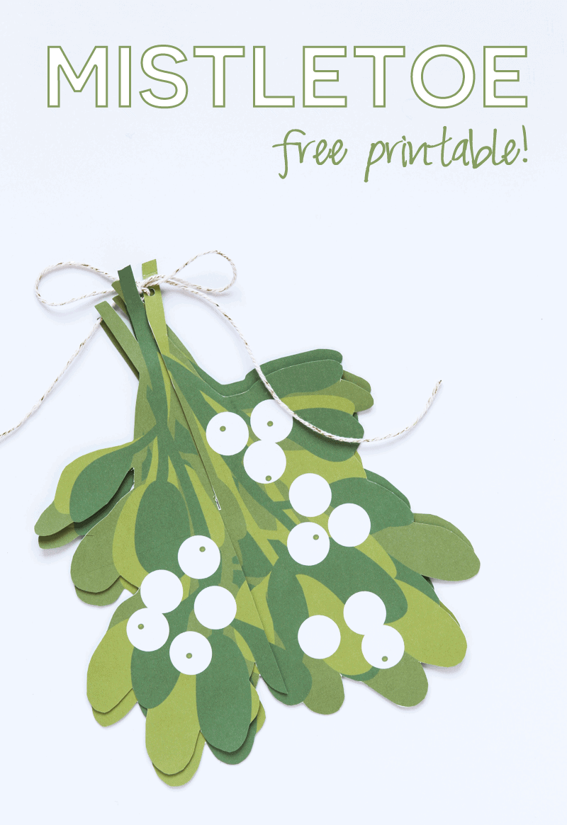Mistletoe Free Printable I Heart Nap Time