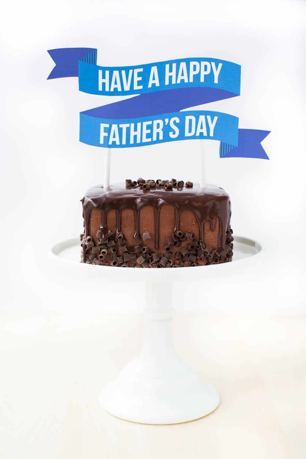 Delight Dad with a Happy Father's Day Cake Topper