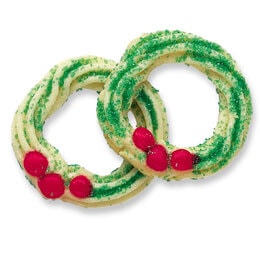 Holiday Wreath Cookies