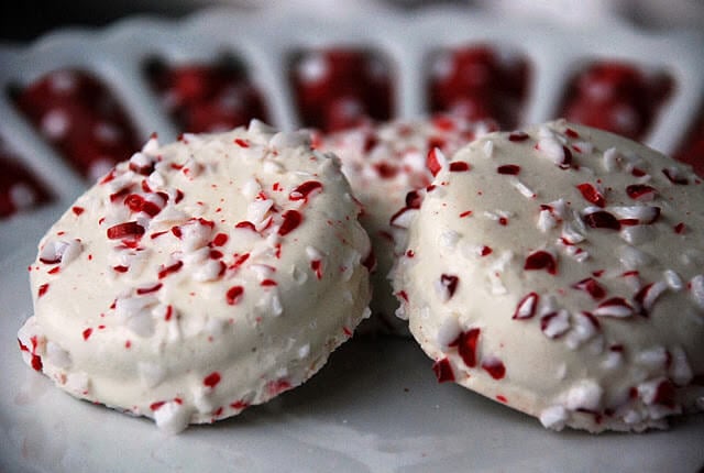 Peppermint oreos