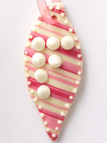 monogramed holiday cookie