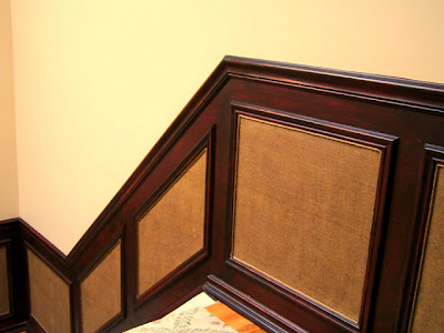 burlap wainscoating burlap wainscoating