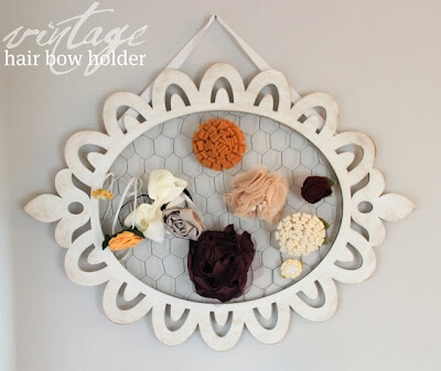 vintage hair bow holder vintage hair bow holder