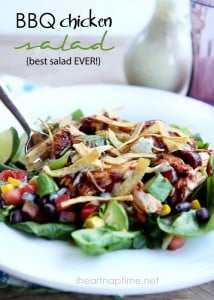 BBQ chicken salad BBQ chicken salad