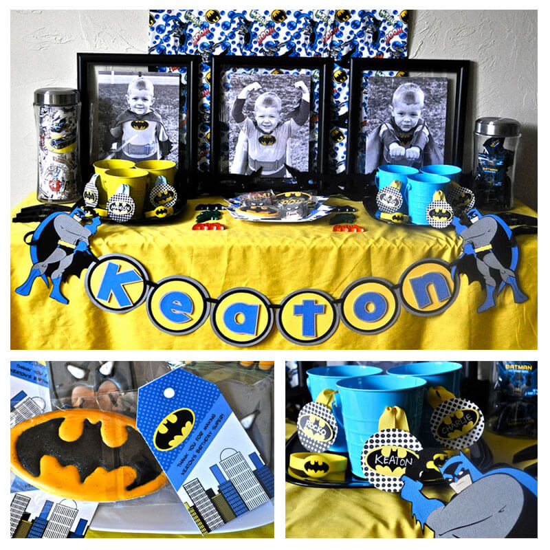 batman birthday party decorations 