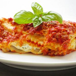 baked beef ravioli