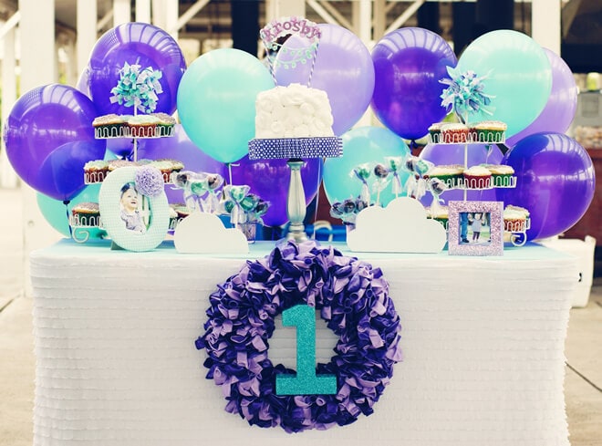 Sweet 16 Decorations Blue Fashion Dresses