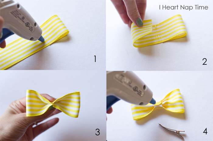 Simple hair bow tutorial - I Heart Nap Time
