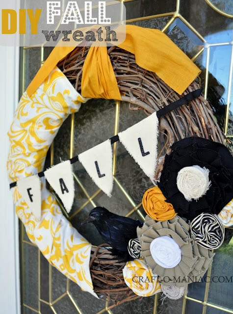 25 GORGEOUS DIY Handmade Fall Wreaths at the36thavenue.com 