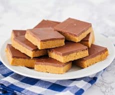 No bake peanut butter bars