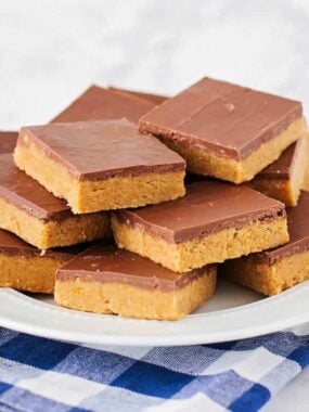 No bake peanut butter bars