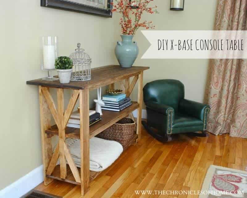 DIY console table