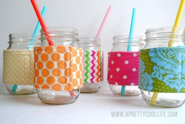 Mason Jar Cozies by A Pretty Cool Life on I Heart Nap Time 1