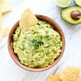 homemade guacamole