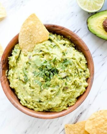 homemade guacamole