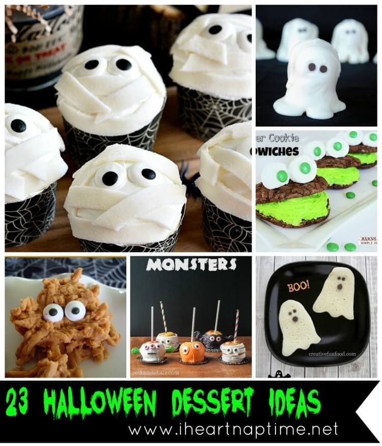 23 Halloween  Dessert  Ideas  Link Party Features I Heart 