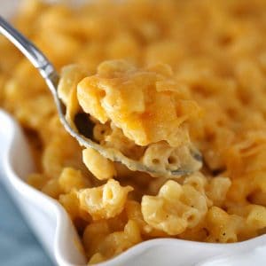 Homemade macaroni and cheese