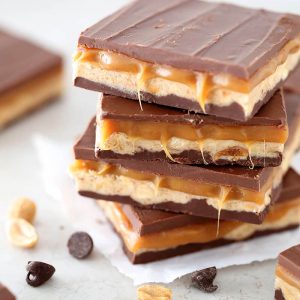 Homemade snickers on iheartnaptime.com ...tastes better than the real thing!