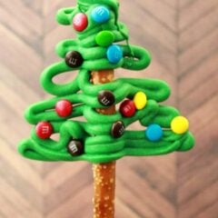 christmas tree pretzels