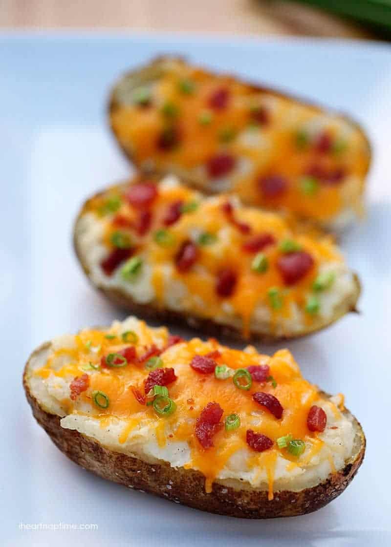 The BEST twice baked potatoes recipe