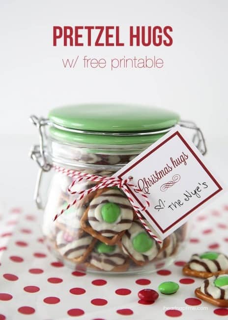 Pretzel hugs gift idea