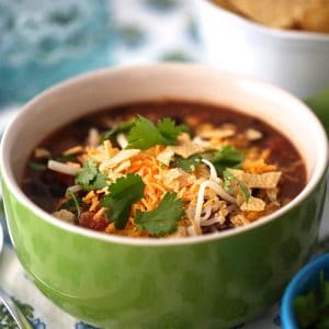 Crock pot chicken enchilada soup