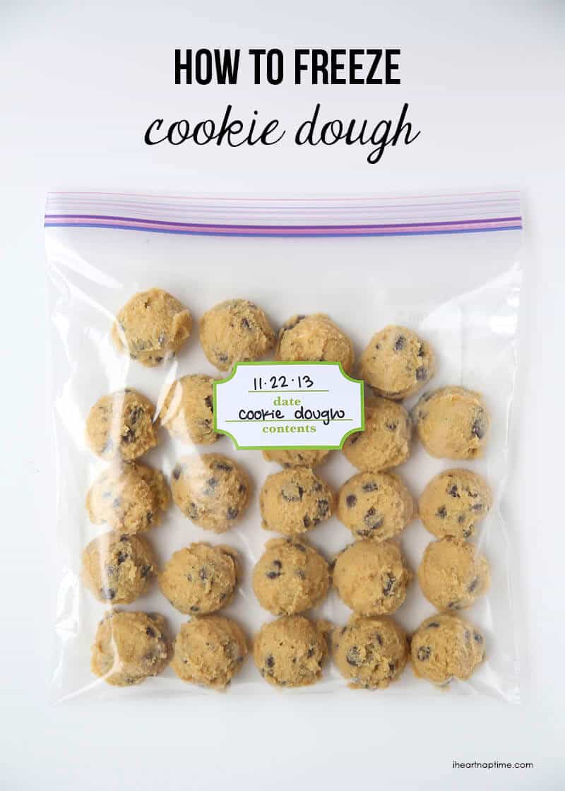 How to freeze cookie dough