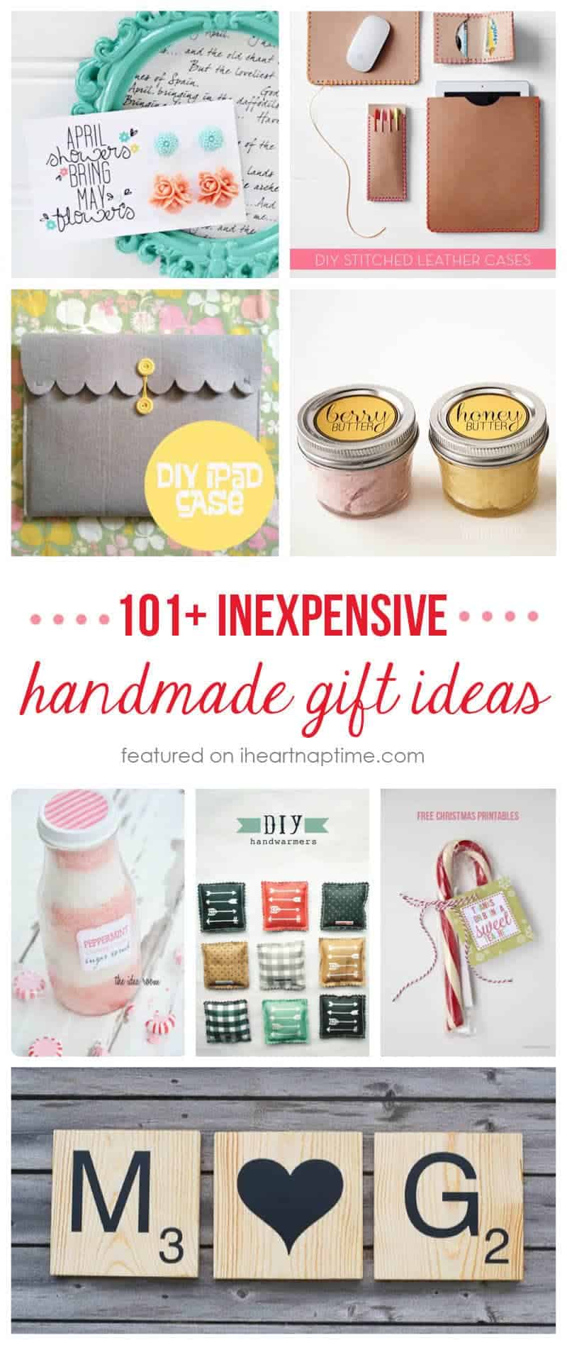 101 Inexpensive Handmade Christmas Gifts I Heart Nap Time