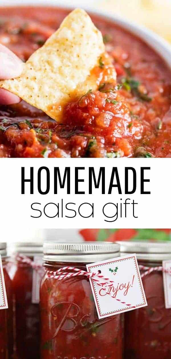 Homemade Salsa Gift Idea w/ Free Printable - I Heart Naptime
