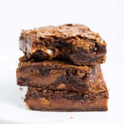 caramel fudge brownies