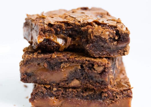 caramel fudge brownies