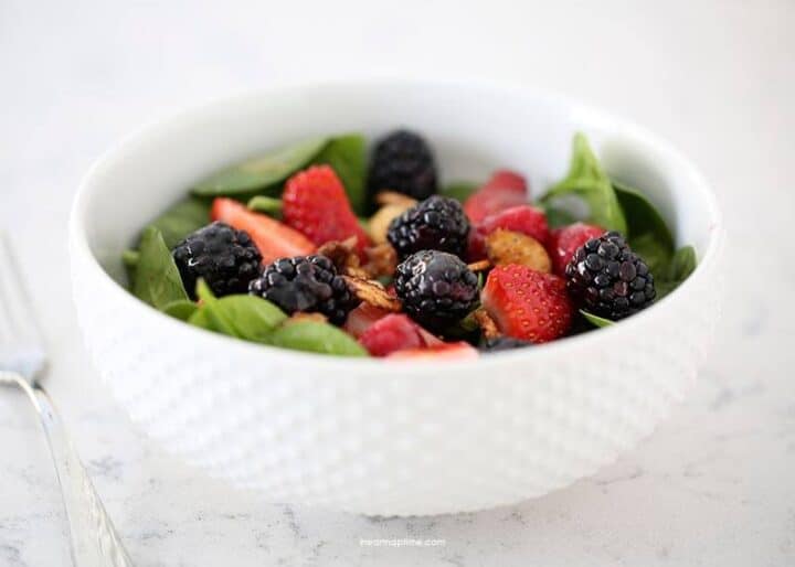Nuts about berries salad easy and delcious recipe!