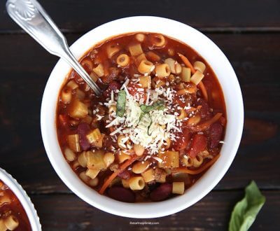 Pasta e fagioli recipe -healthy and delicious! - I Heart Nap Time
