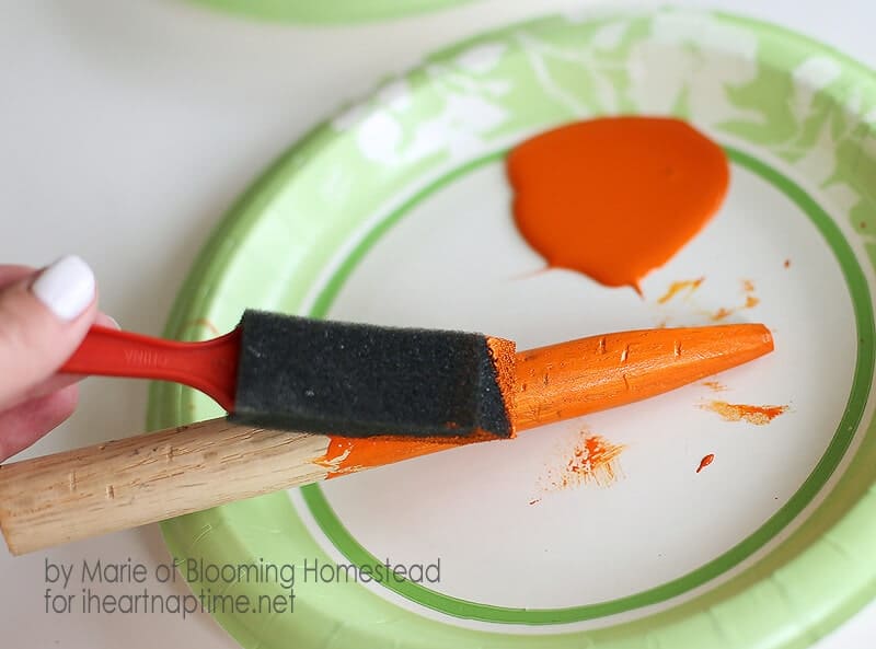 DIY Wood Carrots I Heart Nap Time
