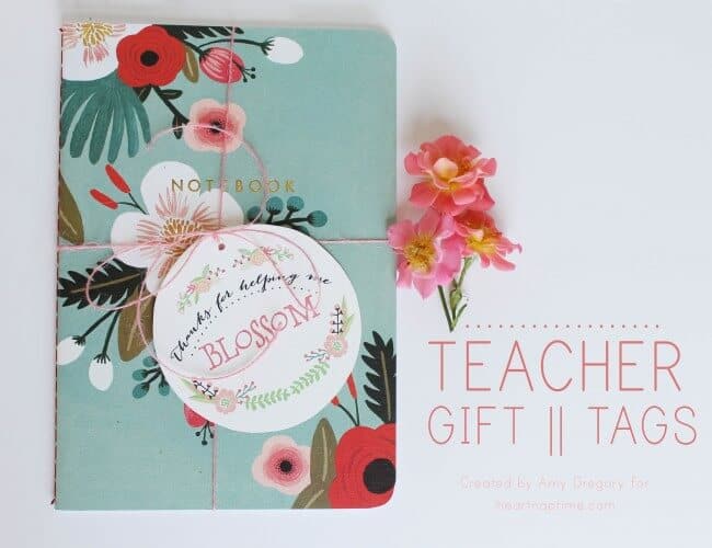 Teacher Gift Tag free printable on iheartnaptime.com