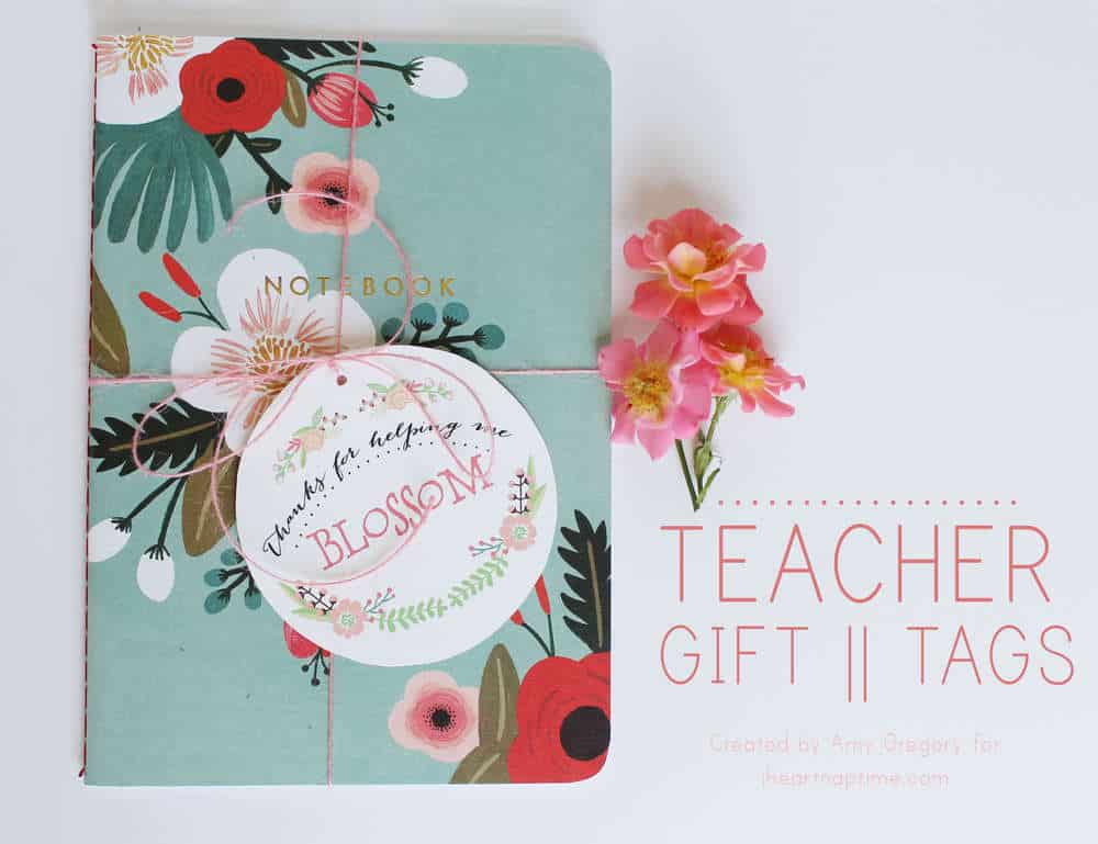 Teacher Gift Tags - I Heart Nap Time