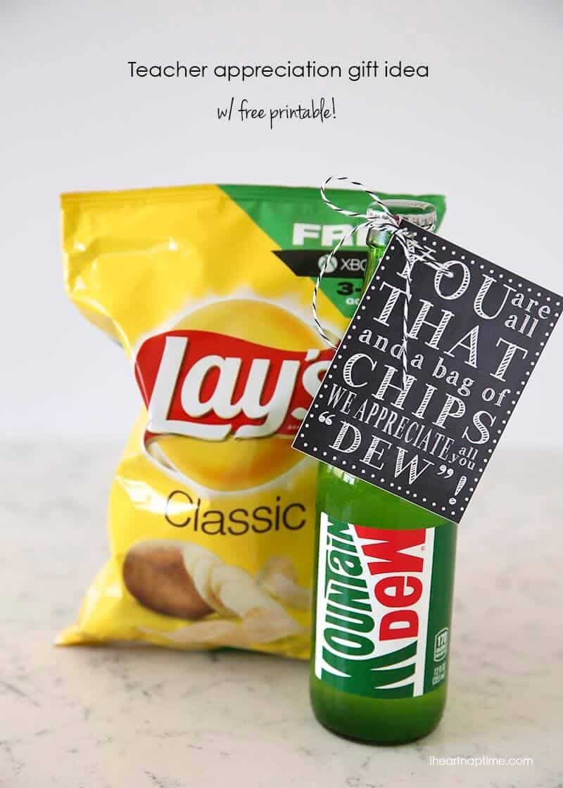 You are all that and a bag of chips gift idea from I Heart Nap Time