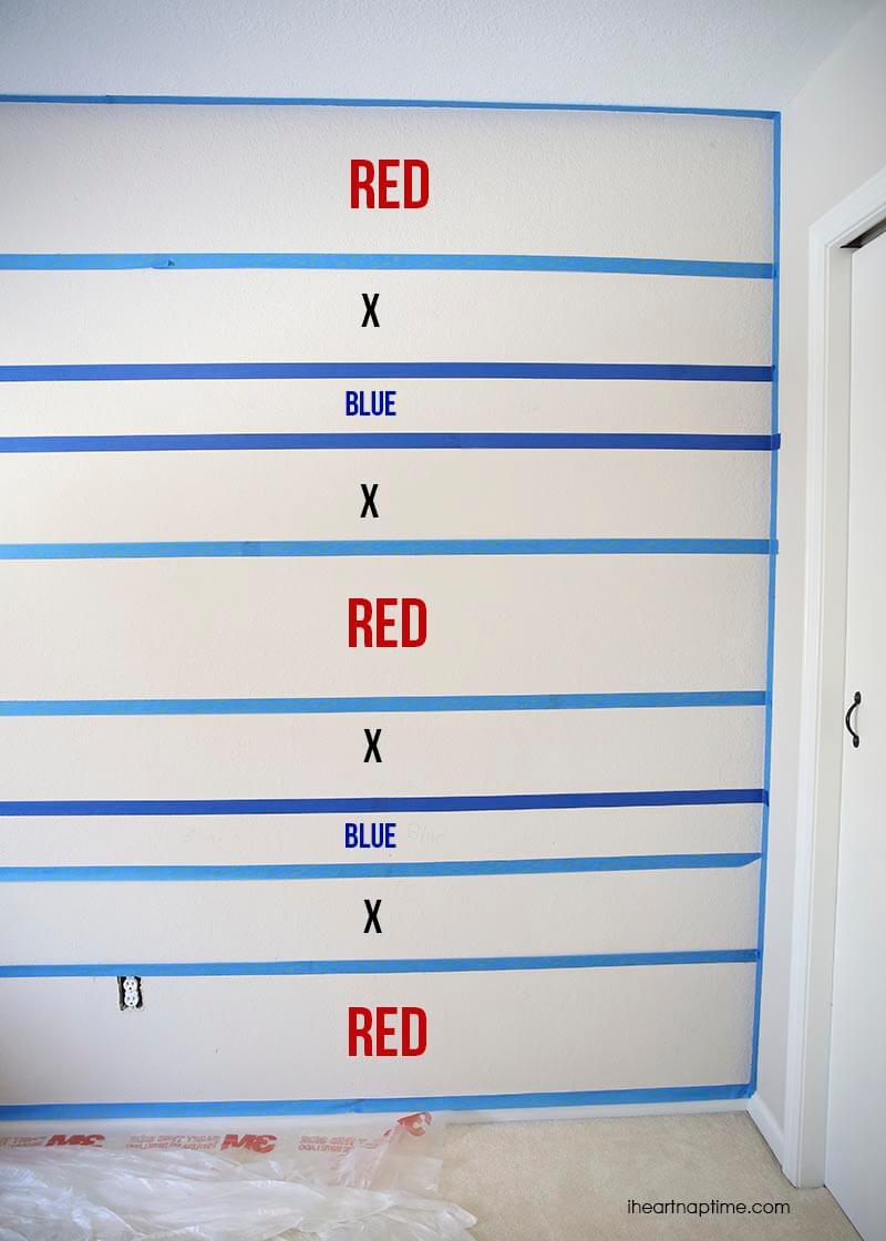 How To Paint Perfect Striped Walls I Heart Nap Time