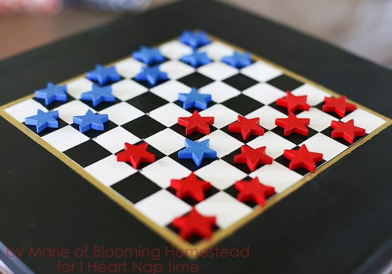 DIY Checkerboard Game - I Heart Nap Time