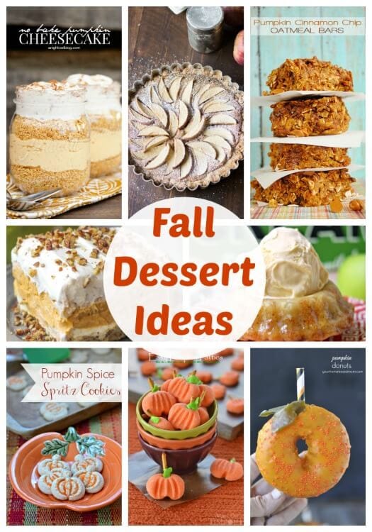 20 Fall Dessert Ideas {Link Party Features} I Heart Nap Time