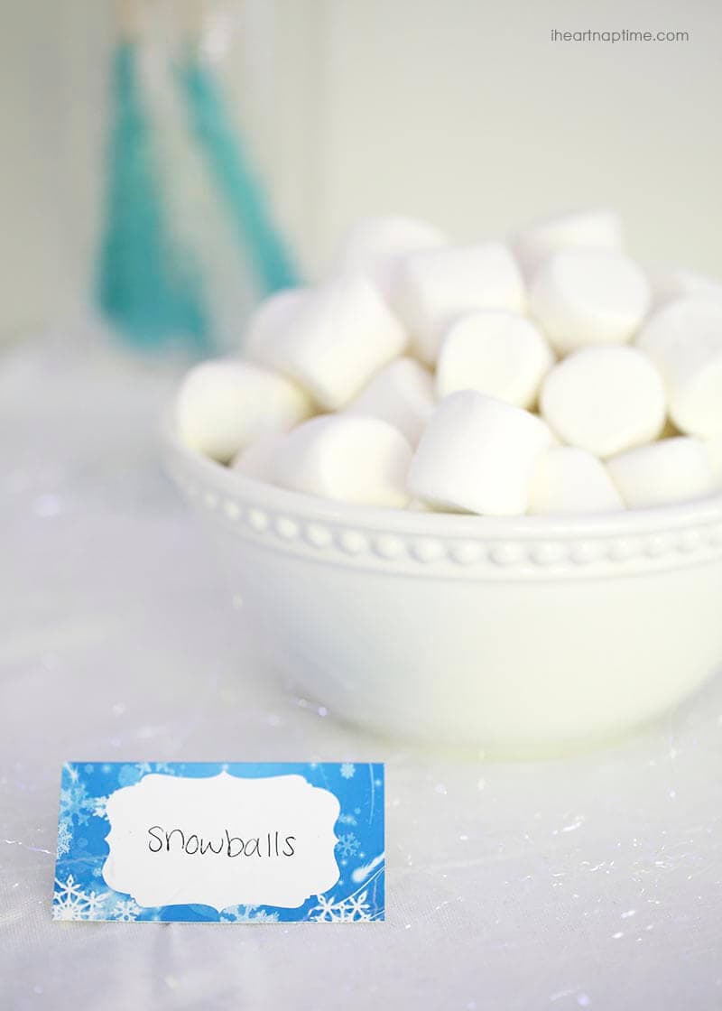 frozen party ideas with free printables