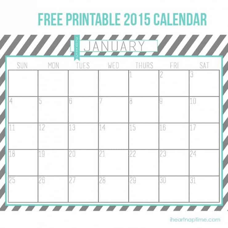 2015 free printable calendar i heart nap time