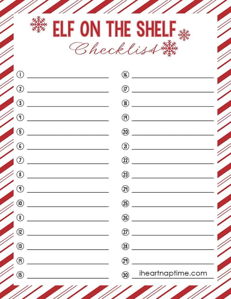 Top 50 Elf on the Shelf ideas I Heart Nap Time