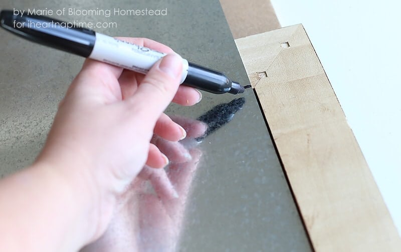 DIY Galvanized Memo Board I Heart Nap Time