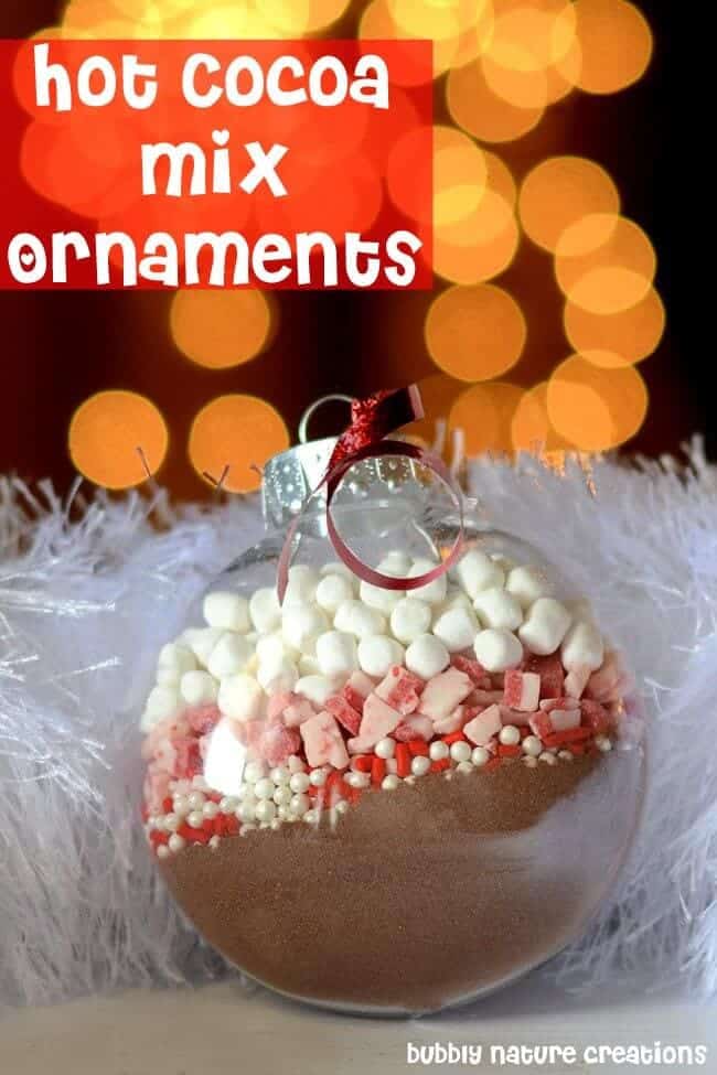 Hot cocoa mix ornament