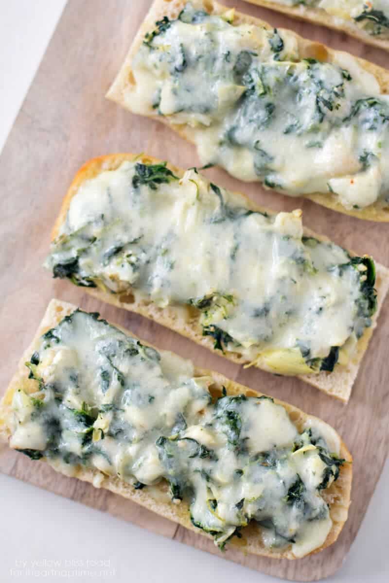 Spinach and Artichoke French Bread Pizza I Heart Nap Time