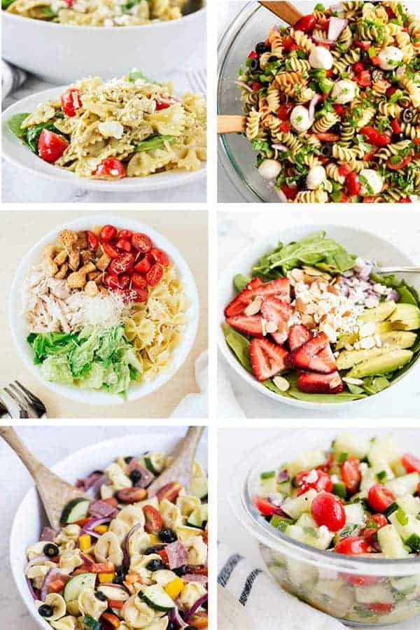 Salads for a bbq.