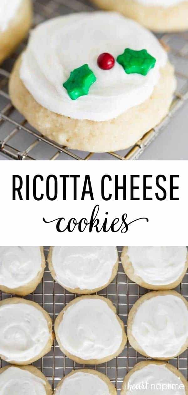 Frosted Ricotta Cheese Cookies I Heart Naptime