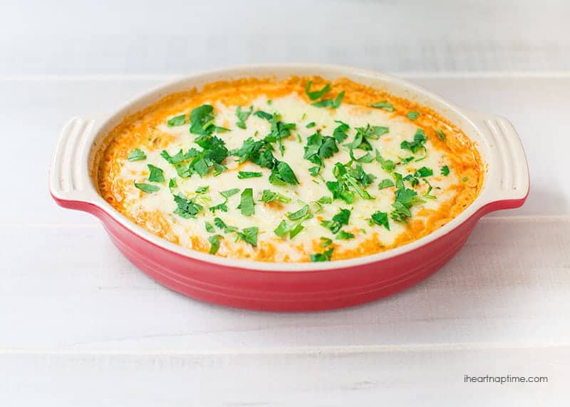 Cheesy Chicken Enchilada Dip - I Heart Naptime