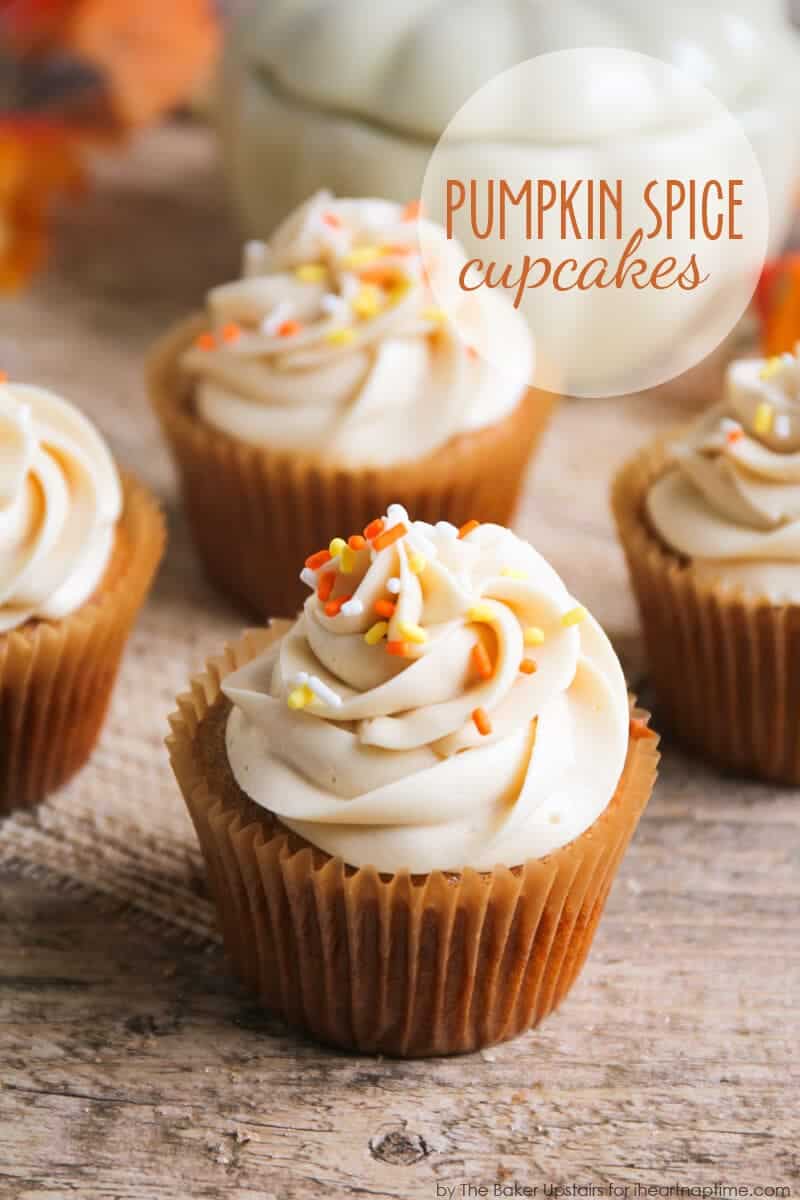 Cake Mix Pumpkin Cupcakes